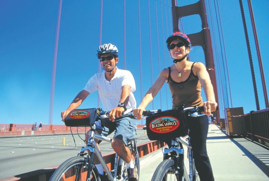 San Francisco: Golden Gate Bridge to Sausalito Bike Tour - The Palace of Fine Arts and the Presidio