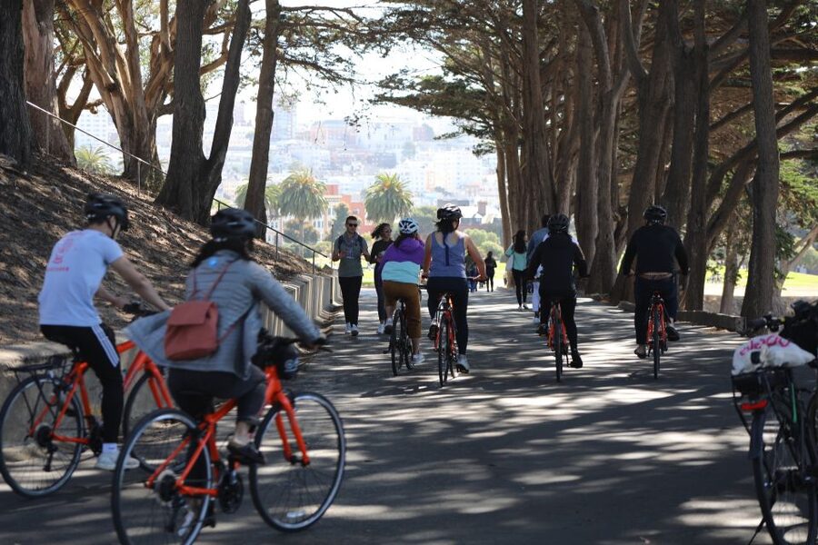 San Francisco: Golden Gate Park Bike or eBike Rental w/ map - The main 4-mile ride through the park