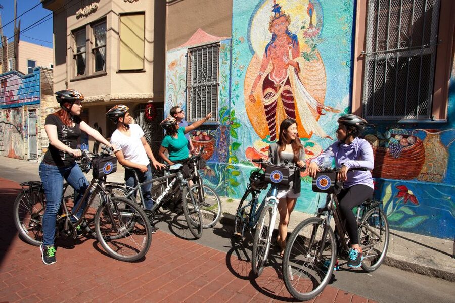 San Francisco Guided E-Bike Tour: Top Landmarks & Views - Haight-Ashbury, the Painted Ladies, and Civic Center