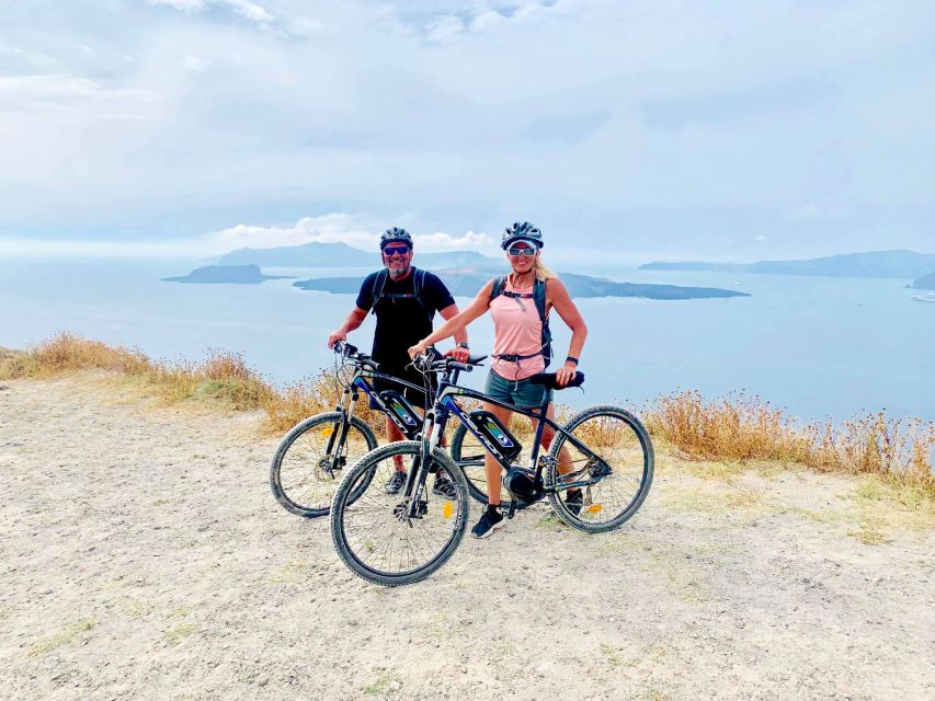 Santorini: Around the Island by Electric Bike - Price, group size, and what you receive
