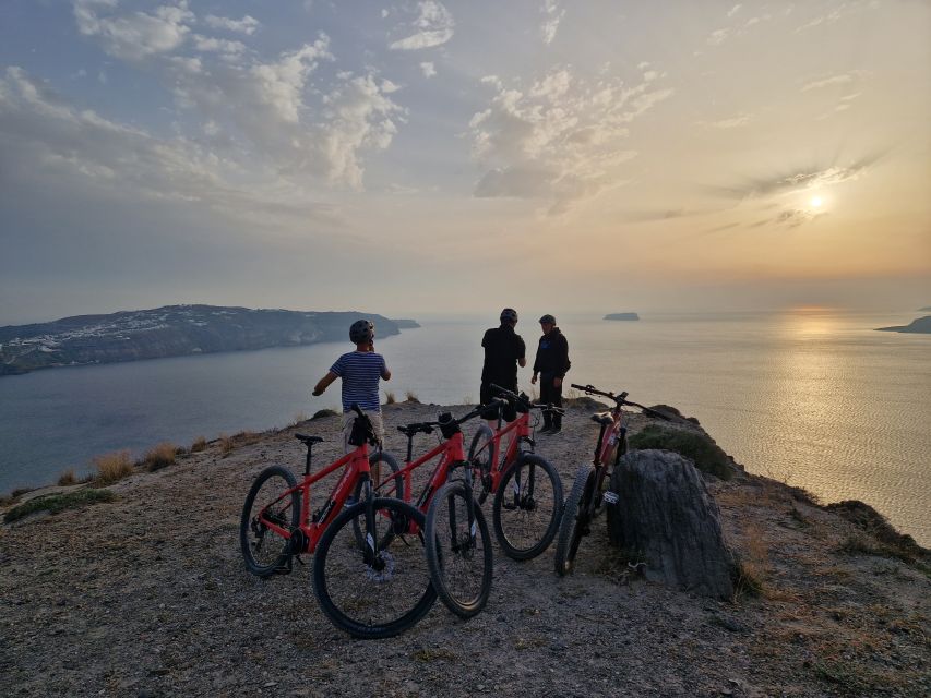 Santorini: E-Bike Sunset Tour Experience - Pickup, timing, and what to wear
