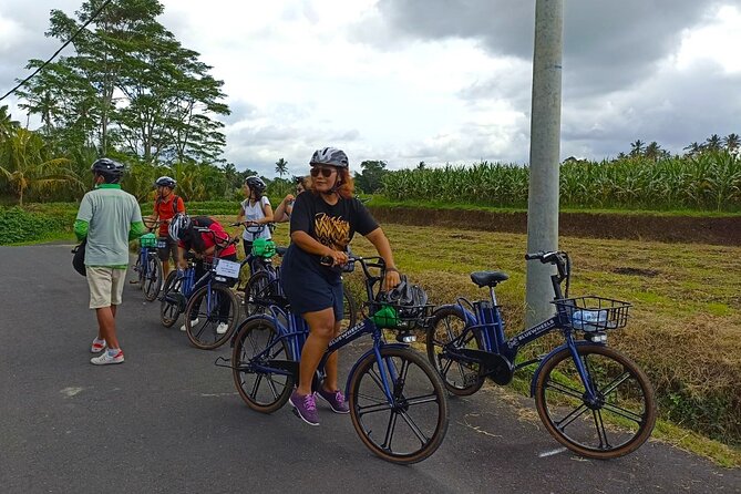 Sanur Village E-bike Tour: Family-Friendly Adventure - Starting at Bluewheels and getting comfortable on the bike