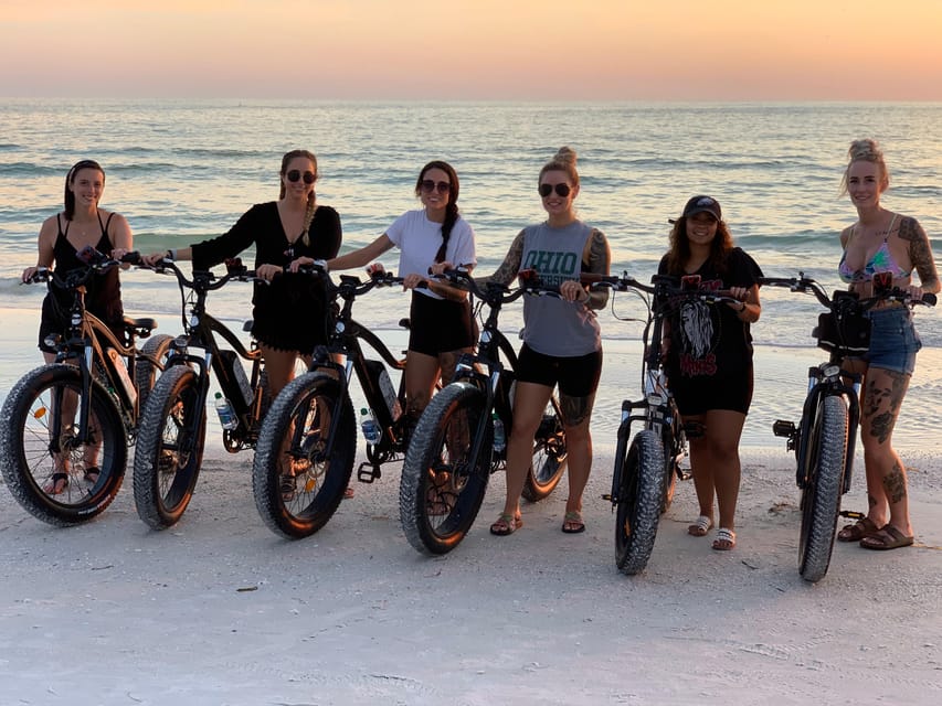 Sarasota: Siesta Key Electric Bike Sunset Tour - What the $66 price includes