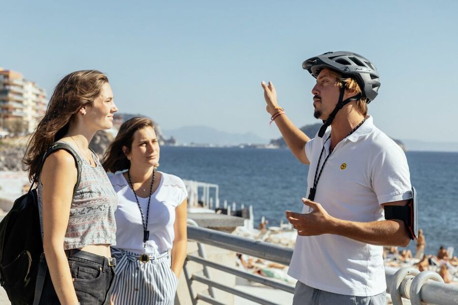 Scenic E-Bike Ride with Vineyard Wine & Meal - Starting at the Pozzuoli waterfront
