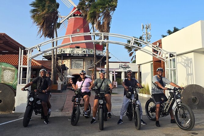 Semi-Private Christmas Edition Twilight Glow E-Bike Oranjestad - Bushiri Beach, Paardenbaai, and the Blue Horses
