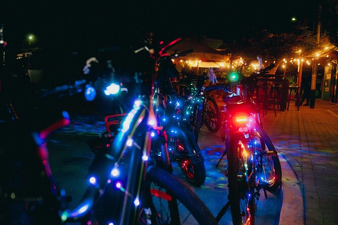 Semi-Private Christmas Edition Twilight Glow E-Bike Oranjestad - Eagle Beach and Druif Beach at twilight