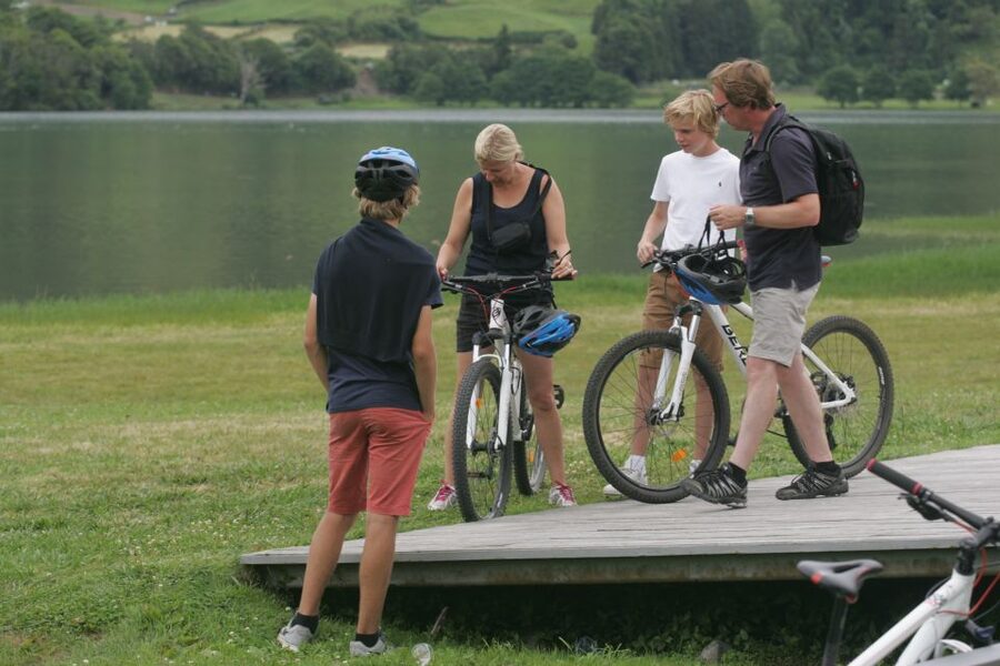 Sete Cidades Bike Rental - Starting beside Sete Cidades’ famous lakes
