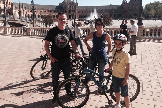 Seville Bike Tour with Full Day Bike Rental - Plaza de España and María Luisa Park