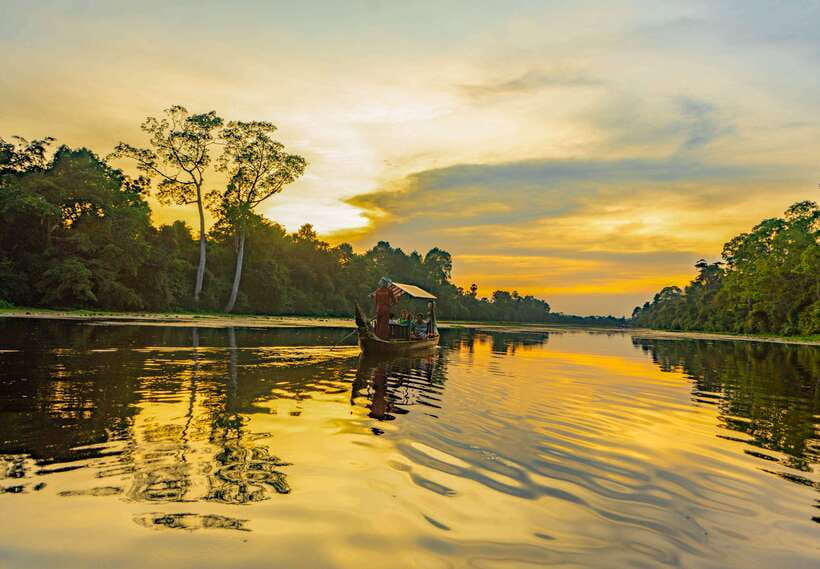 Siem Reap: Angkor Sunset Bike & Boat Tour /E-Bike Available - Key points to know before you book