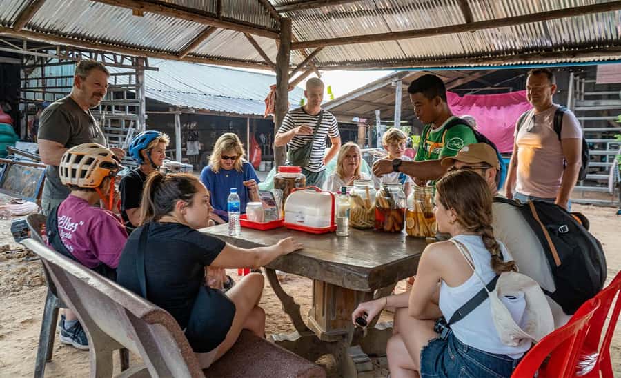 Siem Reap: Guided Countryside Bike Tour - Rice fields and farms that explain local work