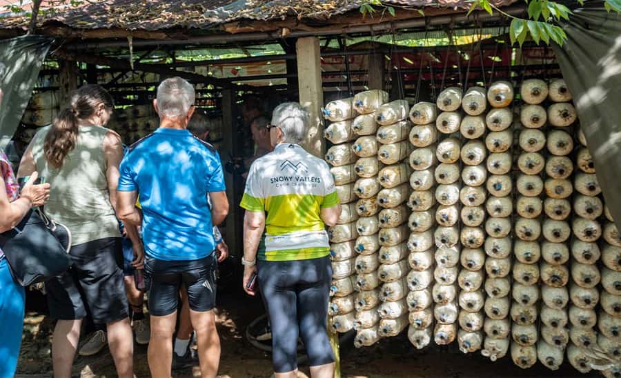 Siem Reap: Guided Countryside Bike Tour - A rice wine distillery and village handicrafts