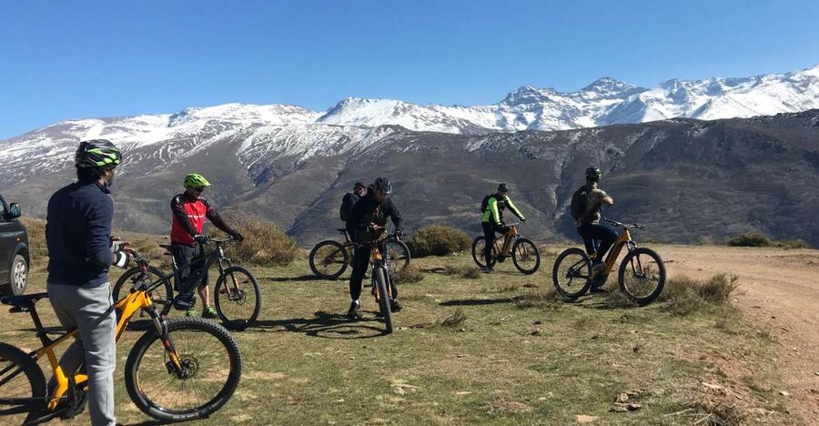 Sierra Nevada Small Group E-Bike Tour - Mulhacén views and the first fast descents