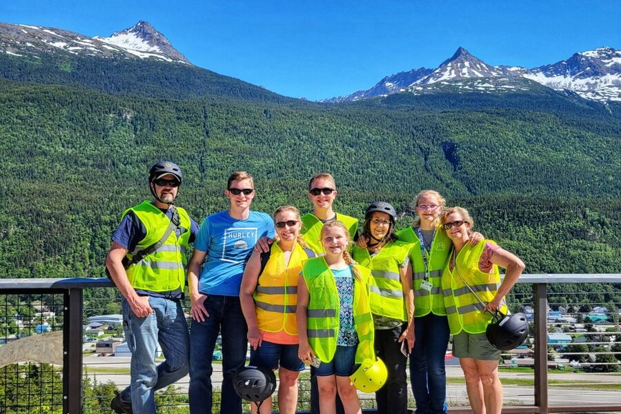 Skagway: City Highlights E-bike Tour with Gold Panning - The climb to Skagway Overlook