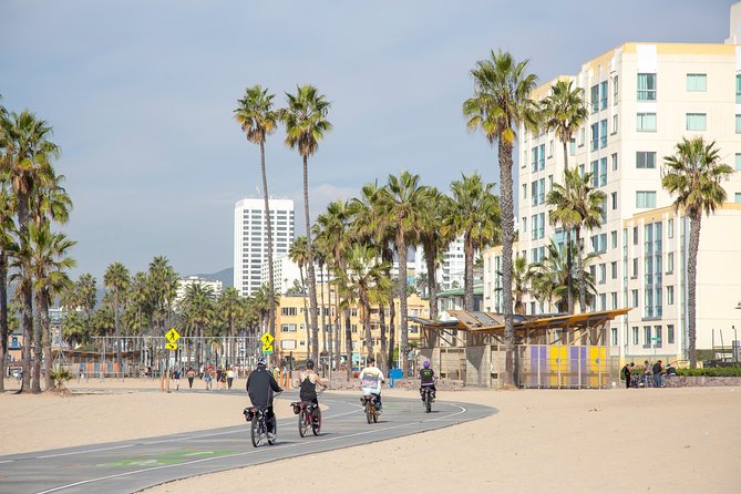 Small-Group Electric Bike Tour of Santa Monica and Venice - The southern Venice turn and return along the bay