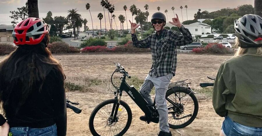 Solana Beach: E-Bike Tour to Torrey Pines or North Coast - Riding south through Del Mar toward Torrey Pines