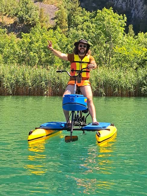 Split/Omiš: Cetina River Water Bike Safari - Returning to the starting property