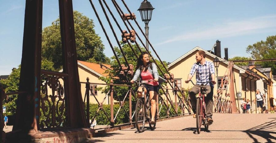 Stockholm: Self Guided GPS Bike Tour - Google Maps Navigation Requires Some Attention