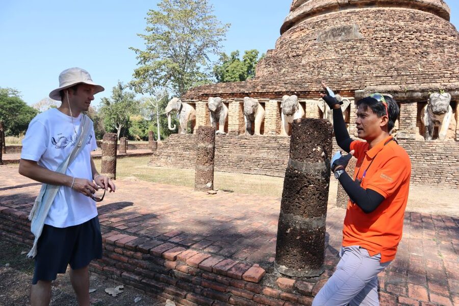 Sukhothai: Historical Park & Countryside Cycling Tour - The Teak Furniture Workshop Stop