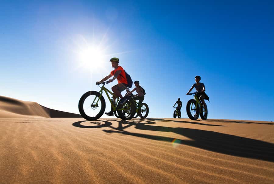 Swakopmund: Scenic Desert Bike Tour - Pedaling out from Swakopmund