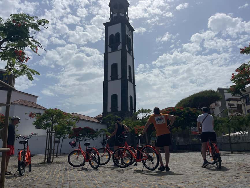 Tenerife: Guided Historical Bike Tour with E-Bike Option - Plaza de la Candelaria and Plaza de España