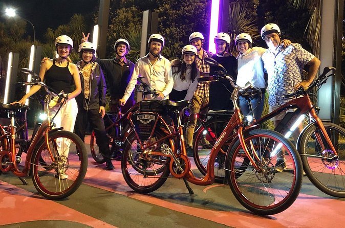 The City Lights: a unique electric bike tour of Auckland by night! - Victoria Park and City Works Depot