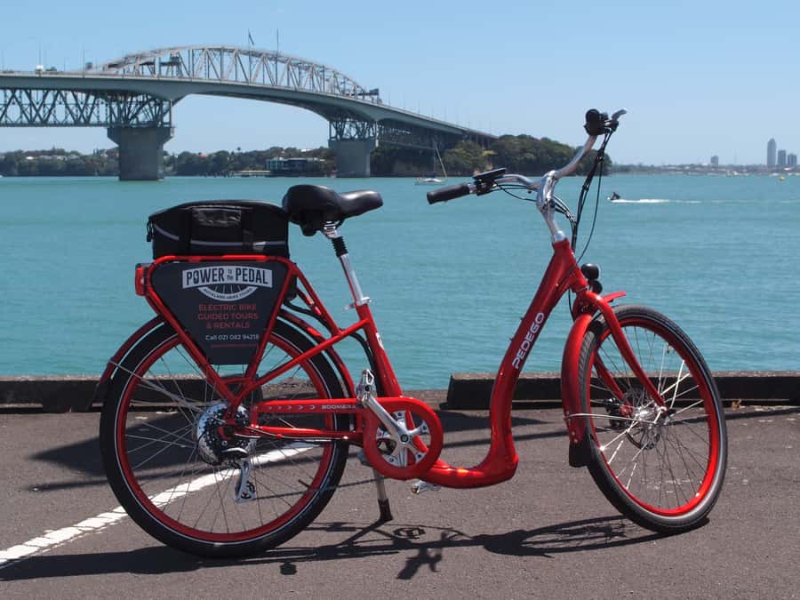 The Classic: Discover Amazing Auckland on an Electric Bike - A calm start at Princes Wharf