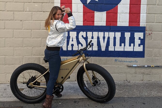 The Original Music City Electric Bicycle Guided City Tour 16miles - 12 South and Sevier Park