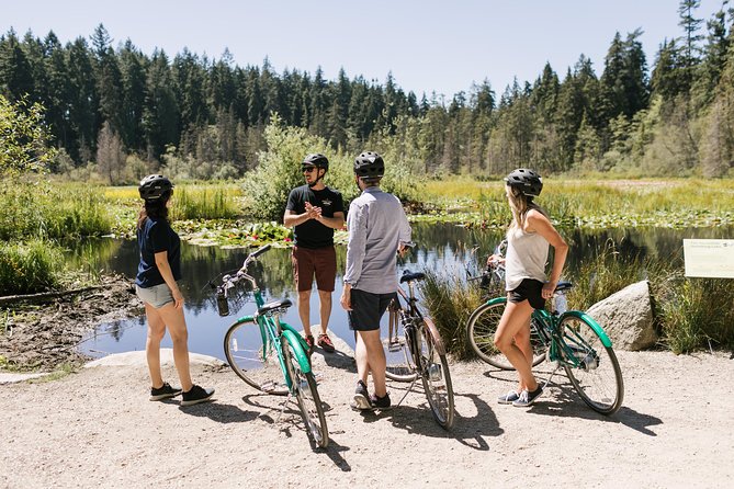 The Stanley Park Bicycle Tour by Cycle City Tours - Entering the 1,000-acre forest