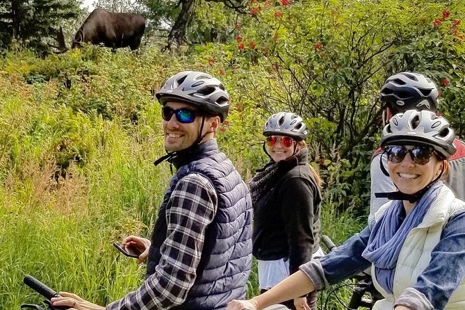 Tony Knowles Coastal Trail Scenic Bike Tour - MOST POPULAR - Point Woronzof and the wide Cook Inlet view