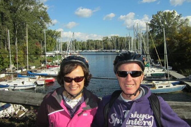 Toronto Islands Evening Bike Tour - The Royal Canadian Yacht Club and waterfront views