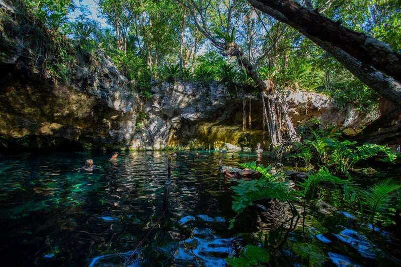 Tulum: Cenote Trail Bike Tour - The Three-Cenote Route Adds Zip Lines and Canoeing