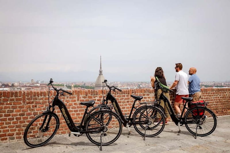 Turin E-Bike Tour: Explore the City and Its Best Viewpoint - Piazza San Carlo and the city’s elegant center