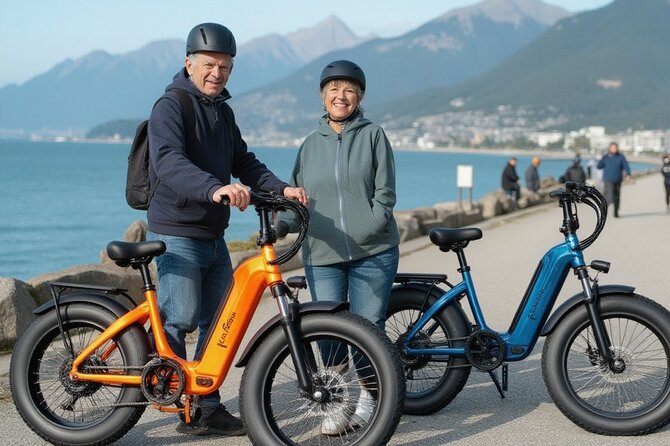 Vancouver E-Bike Rentals - Premium Seawall Bike Path Location - Granville Island and Olympic Village