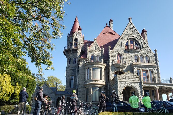 Victoria City Highlights Pedal or E-Bike Tour - Hoods & Legends - Craigdarroch Castle and the city’s old money
