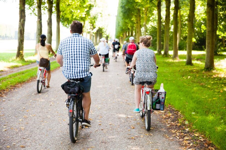 VIP Versailles Bike Tour & Kings Apartment Tour - Entering the palace with special access